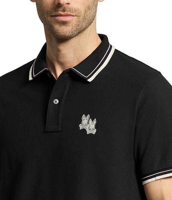 Psycho Bunny Elliot Pique Short Sleeve Polo Shirt Product Image