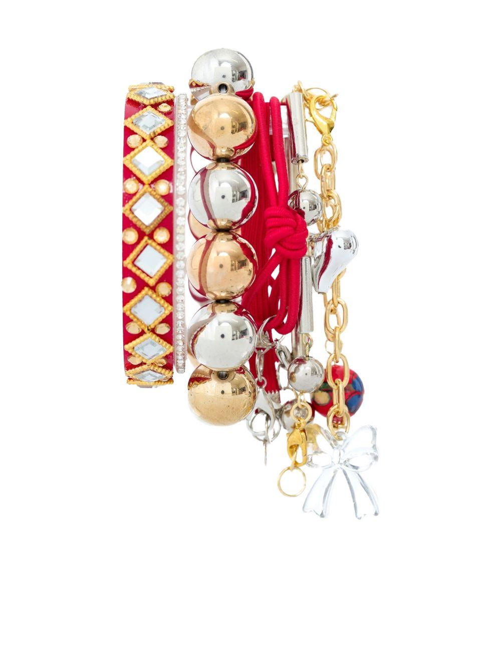 beaded bow-embellished bracelet Product Image