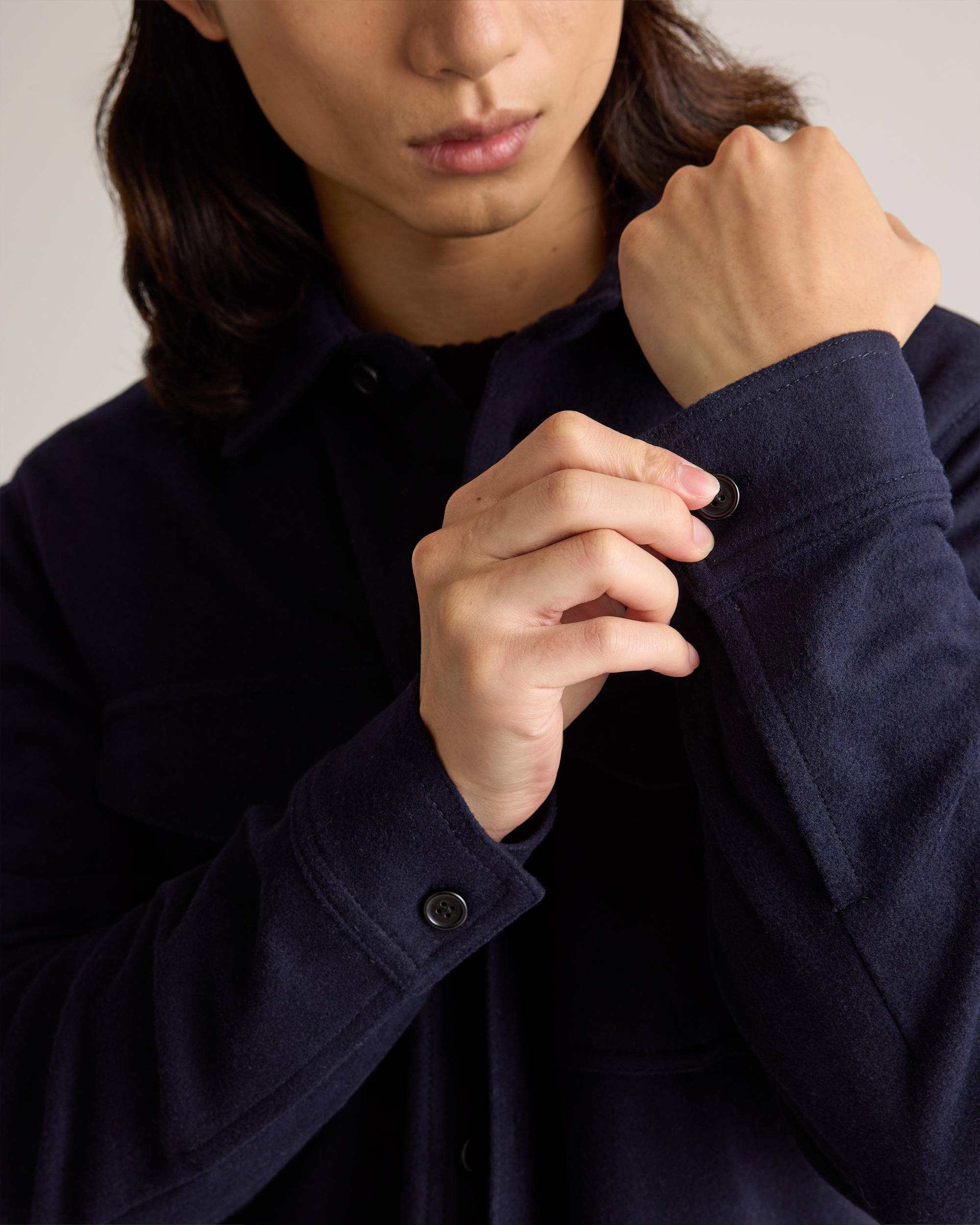 Quince | Men's Italian Wool Overshirt Wool/Nylon Product Image