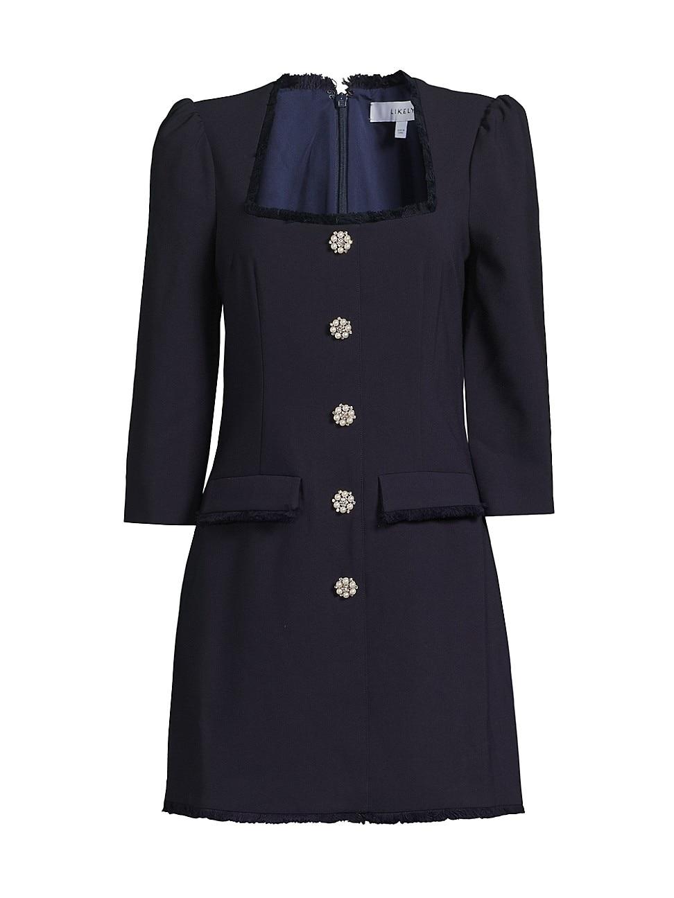 Womens Deanna Queen Anne Minidress Product Image