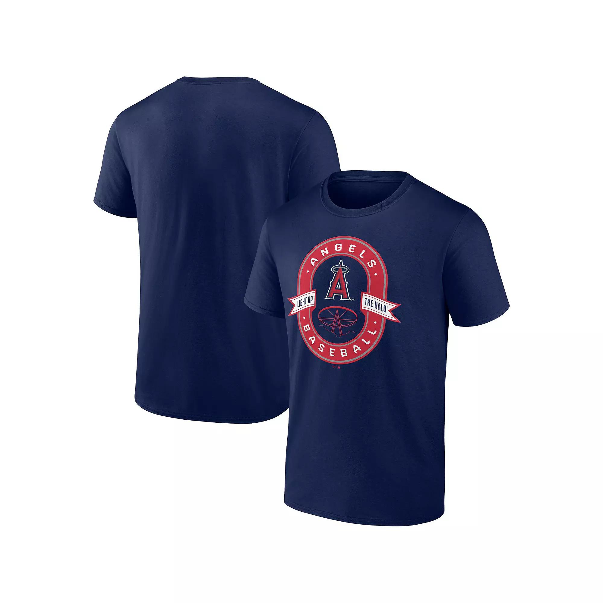 Men's Fanatics Branded Navy Los Angeles Angels Iconic Glory Bound T-Shirt,  Product Image