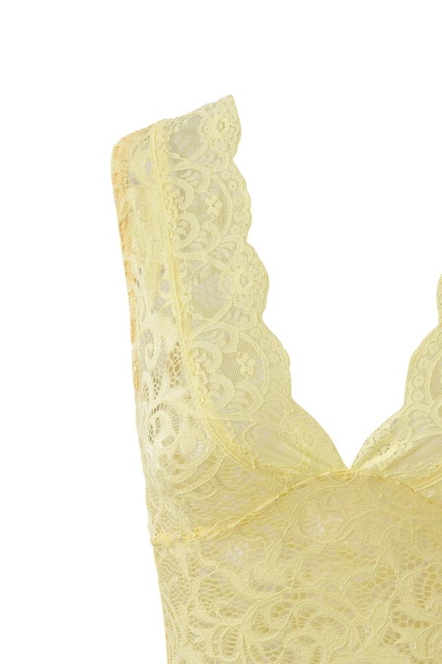 GEMMA SLEEVELESS TOP - YELLOW Product Image