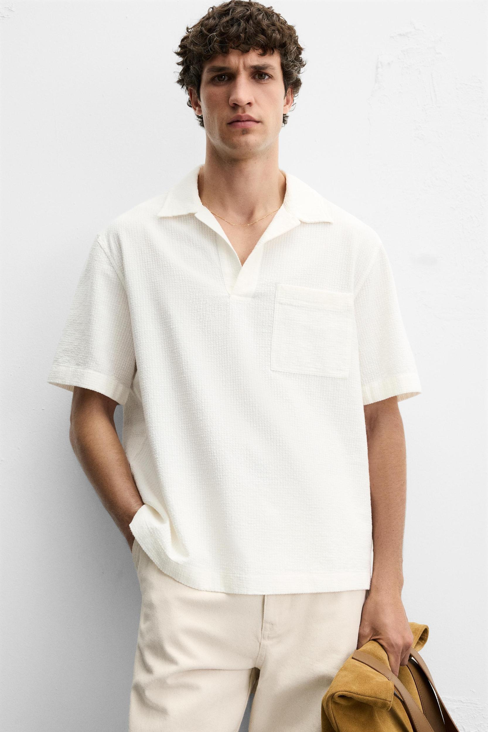 JACQUARD POLO SHIRT Product Image