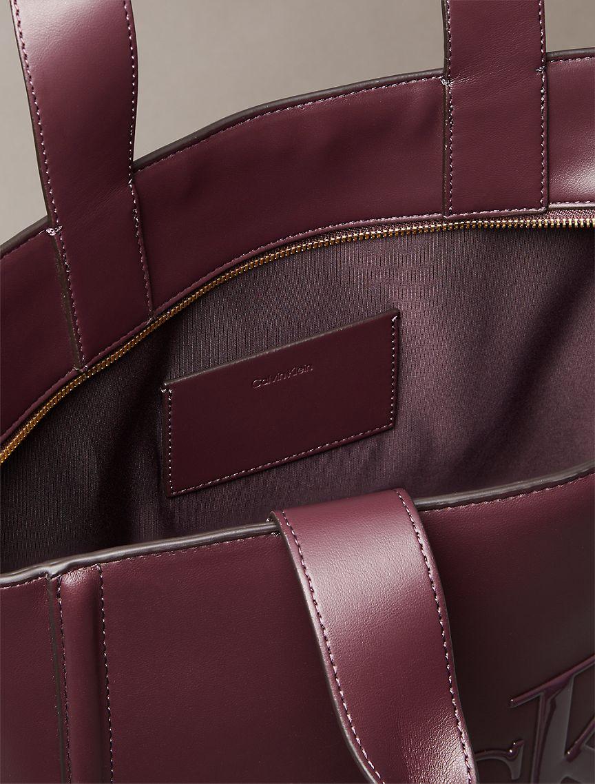 Embossed Monogram Logo Tote Bag Product Image