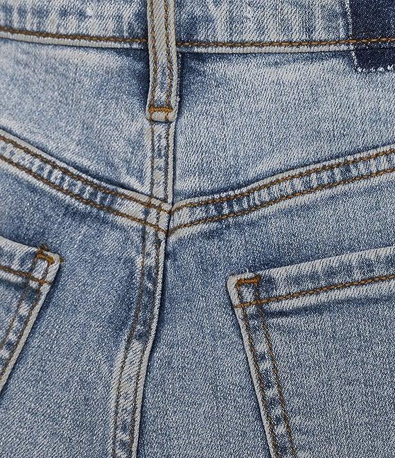 Daze Far Out High Rise Unfinished Wide Leg Jeans Product Image