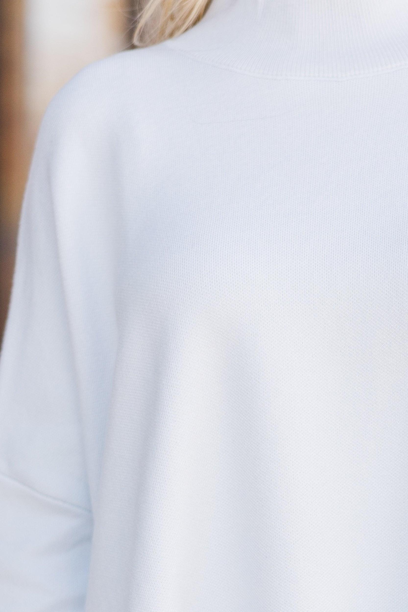 Going With You Light Blue Mock Neck Sweater Female Product Image