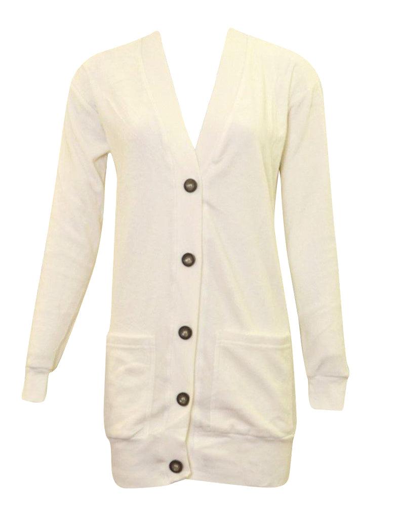 Hard Tail Velour Long Cardigan V-183 Product Image