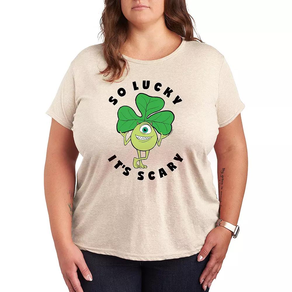 Disney / Pixar's Monsters, Inc. Plus So Lucky It's Scary Graphic Tee, Women's,  Product Image