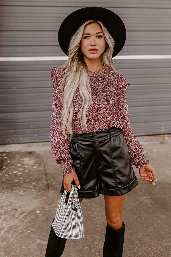 Vivid Views Floral Shift Top in Pink Product Image