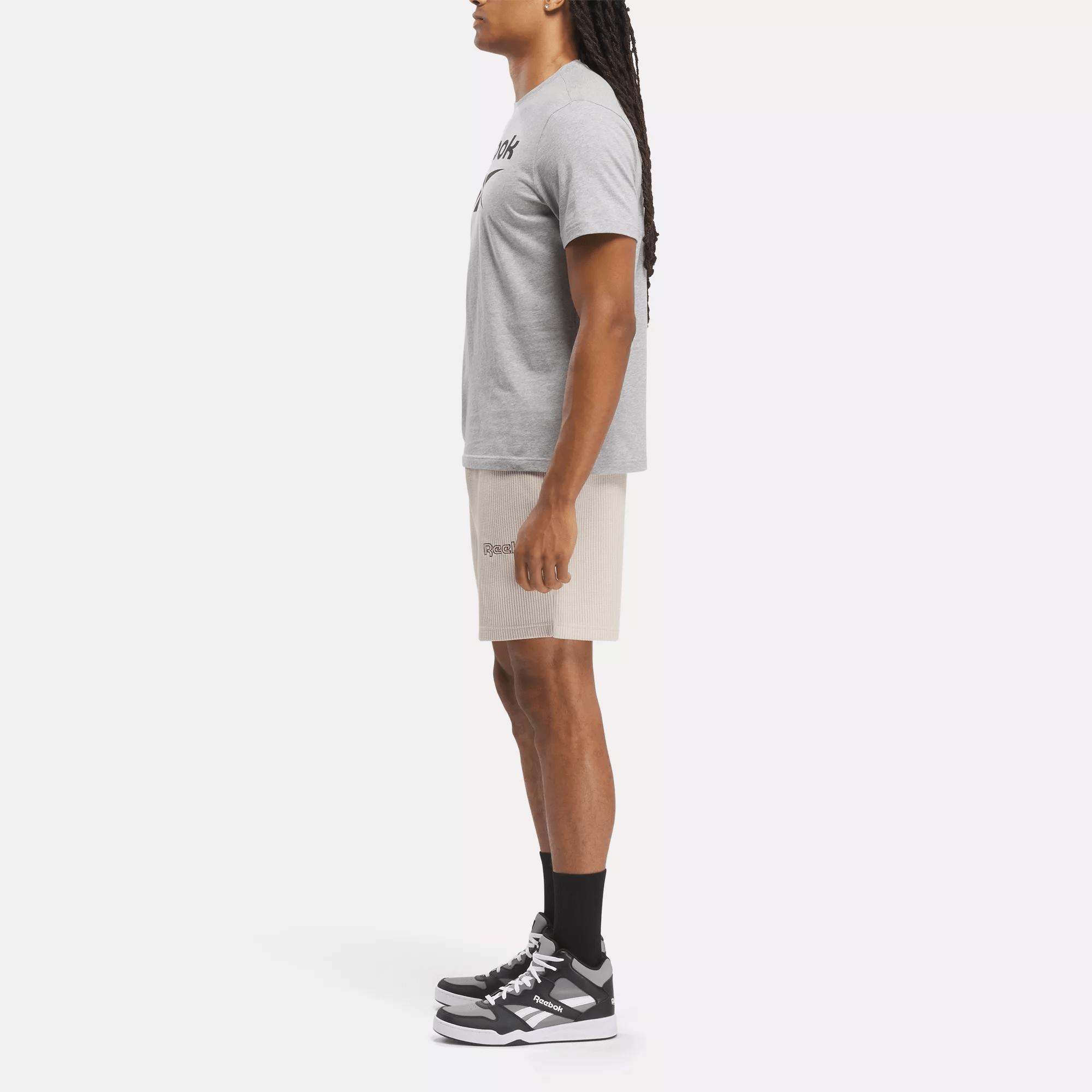 Men's Reebok Identity Big Stacked Logo T-Shirt Male Product Image