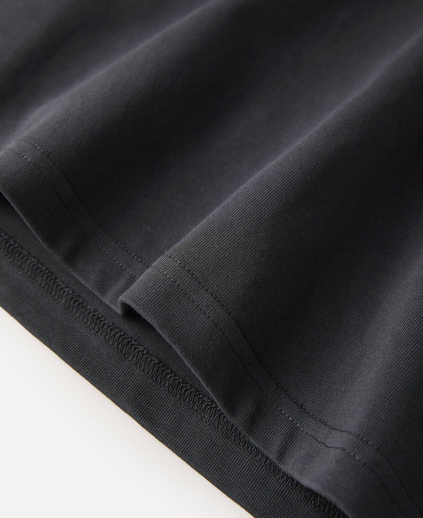 10.6 oz Cotton Short Sleeve Henley T-Shirt - White Product Image