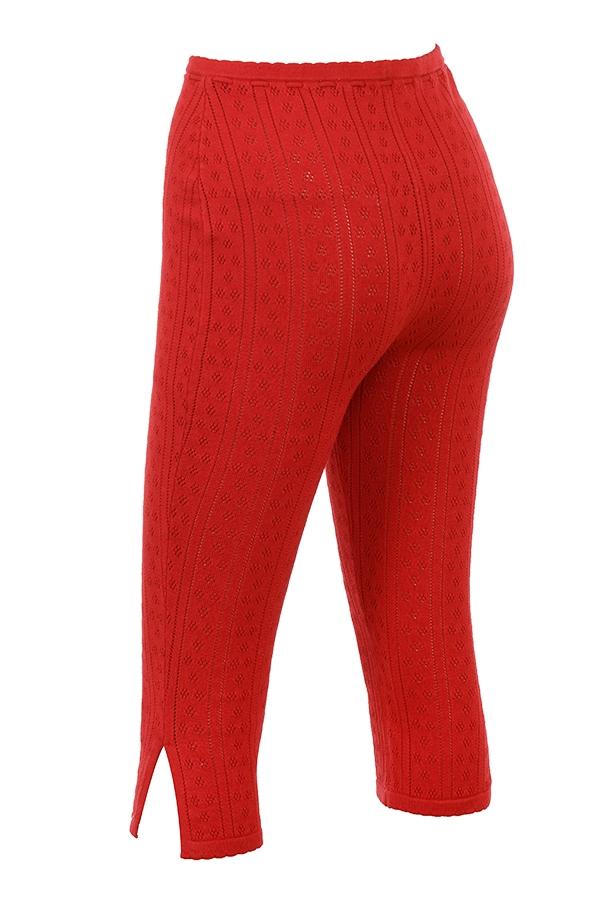 Perla  cherry ribbed knit top - sale Product Image
