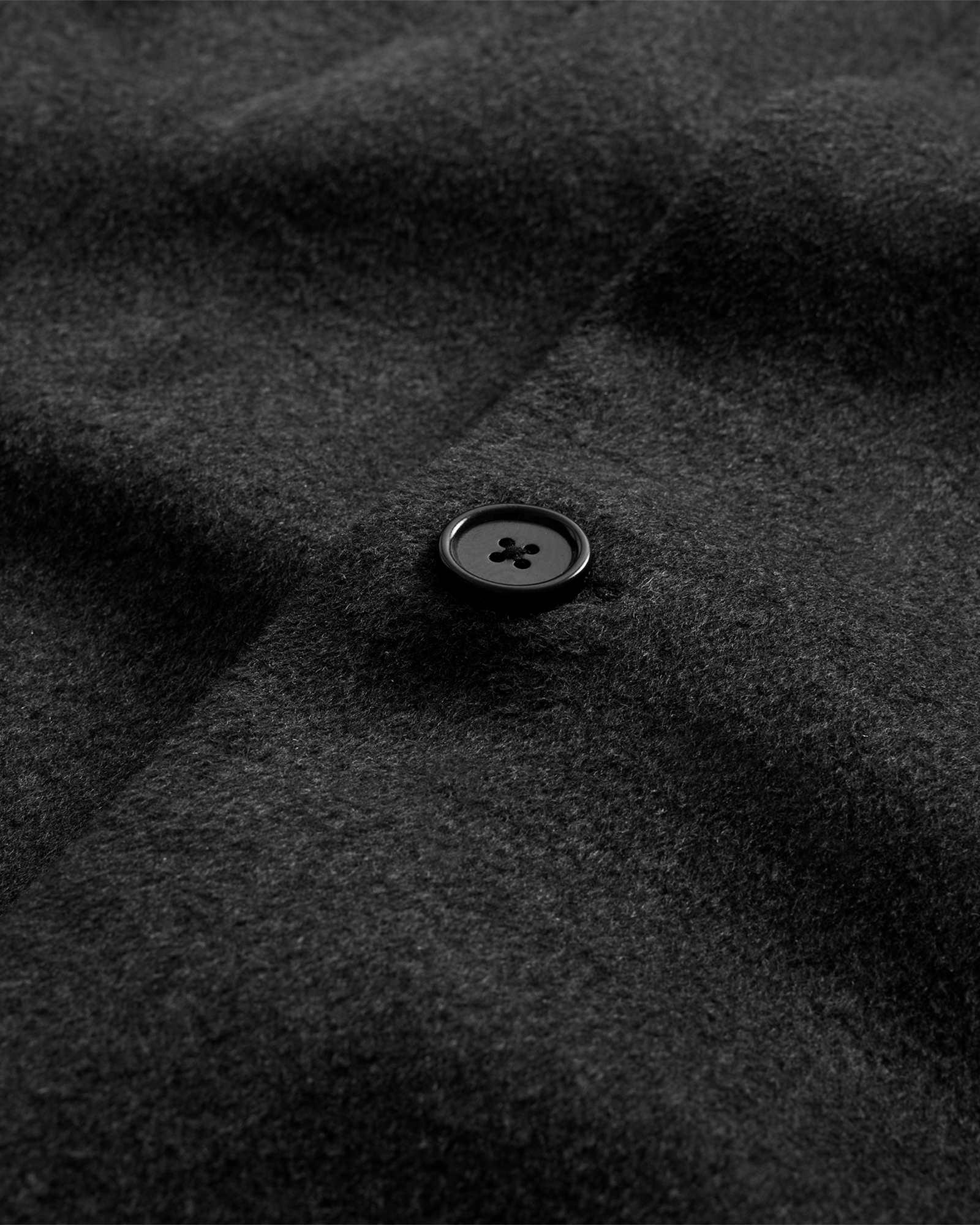 Hargrove Slim Fit Wool Blend Coat Charcoal Grey | ALLSAINTS US Product Image