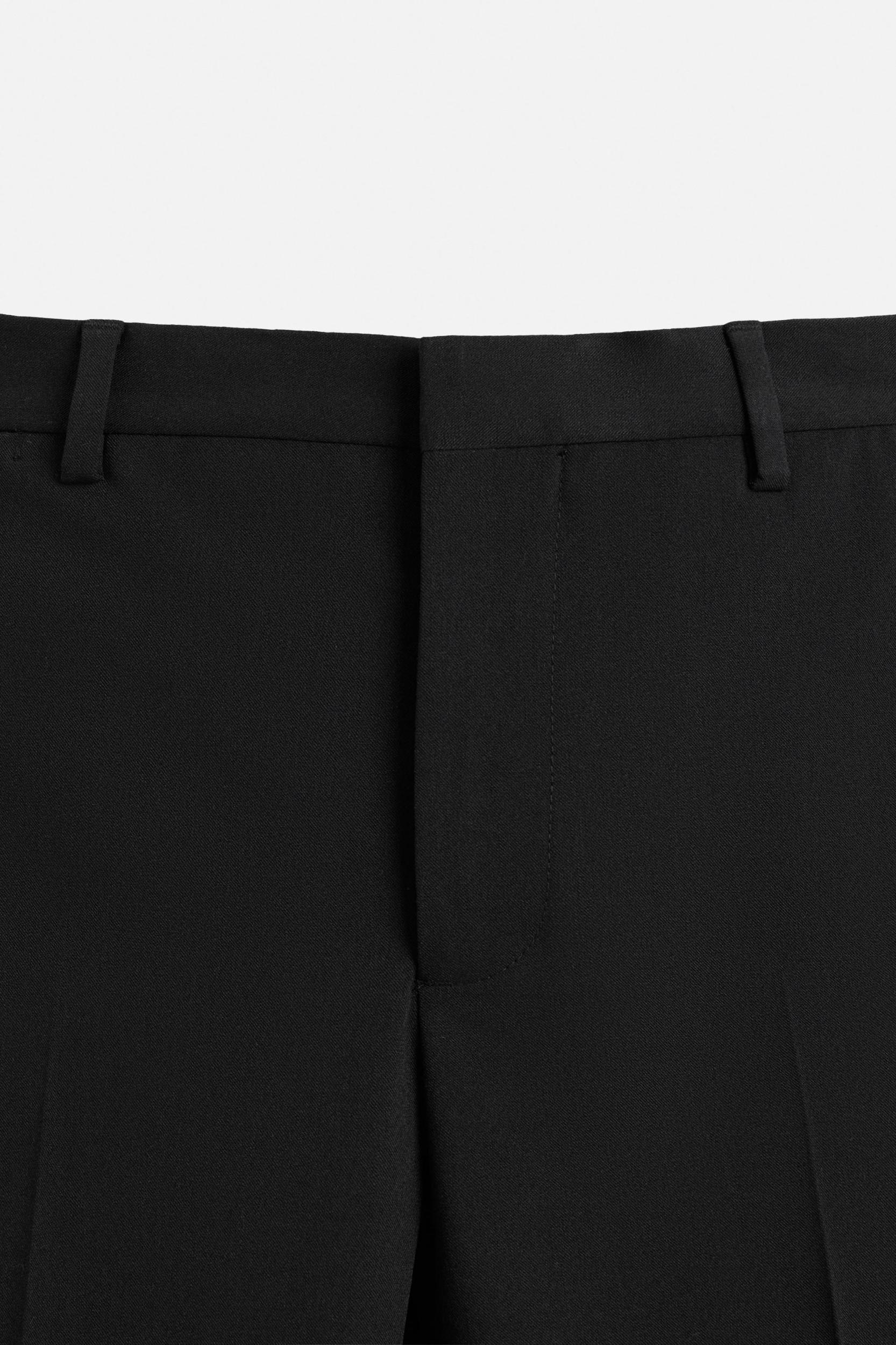 WOOL BLEND TUXEDO SUIT PANTS Product Image