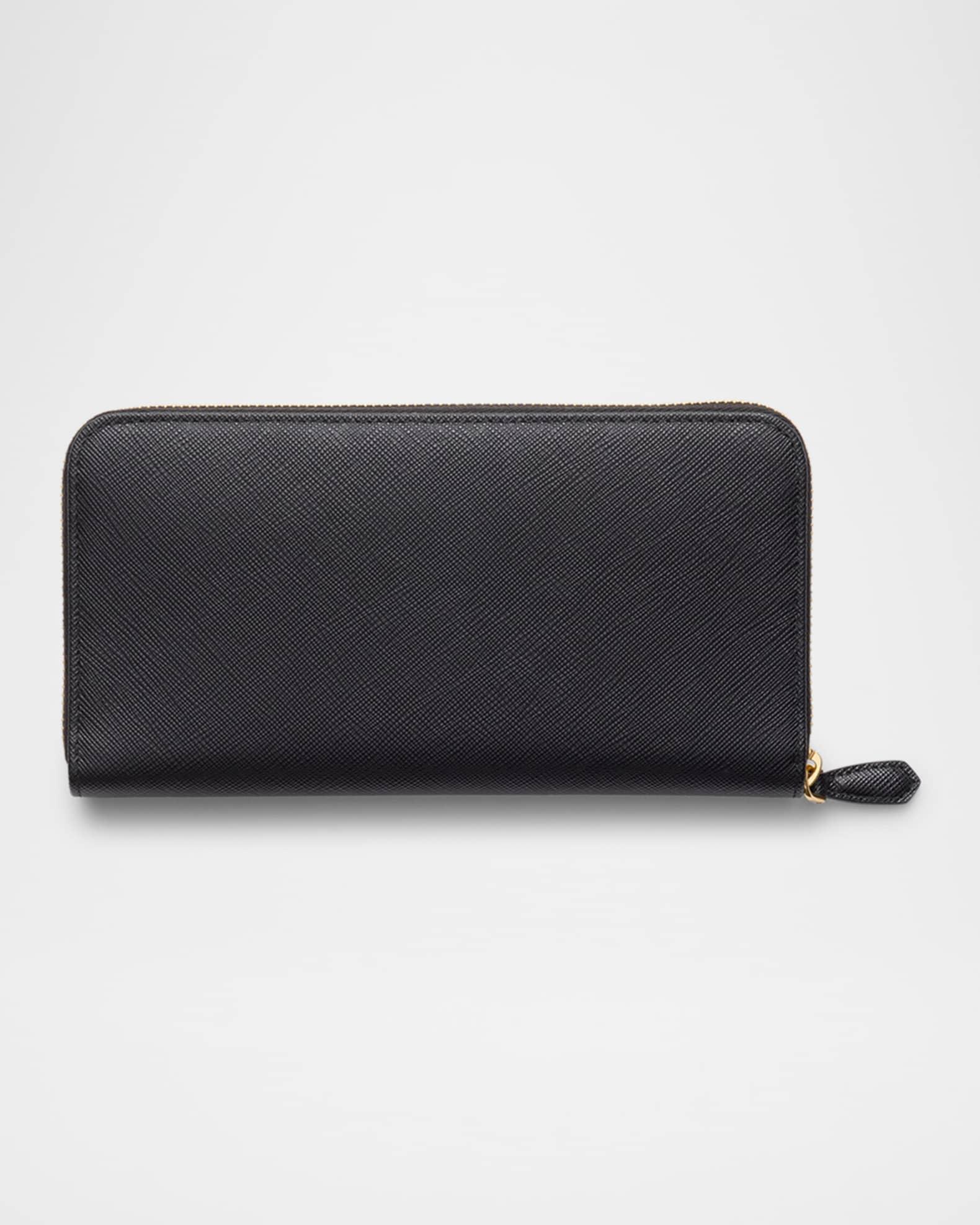 Large Saffiano Leather Zip Wallet Product Image