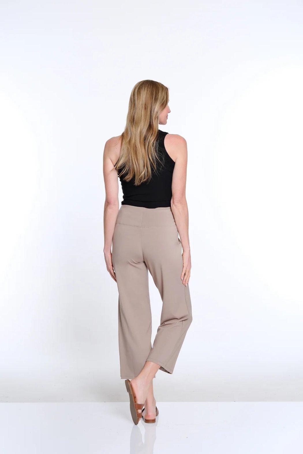 Wide Leg Knit Crop Pant Product Image
