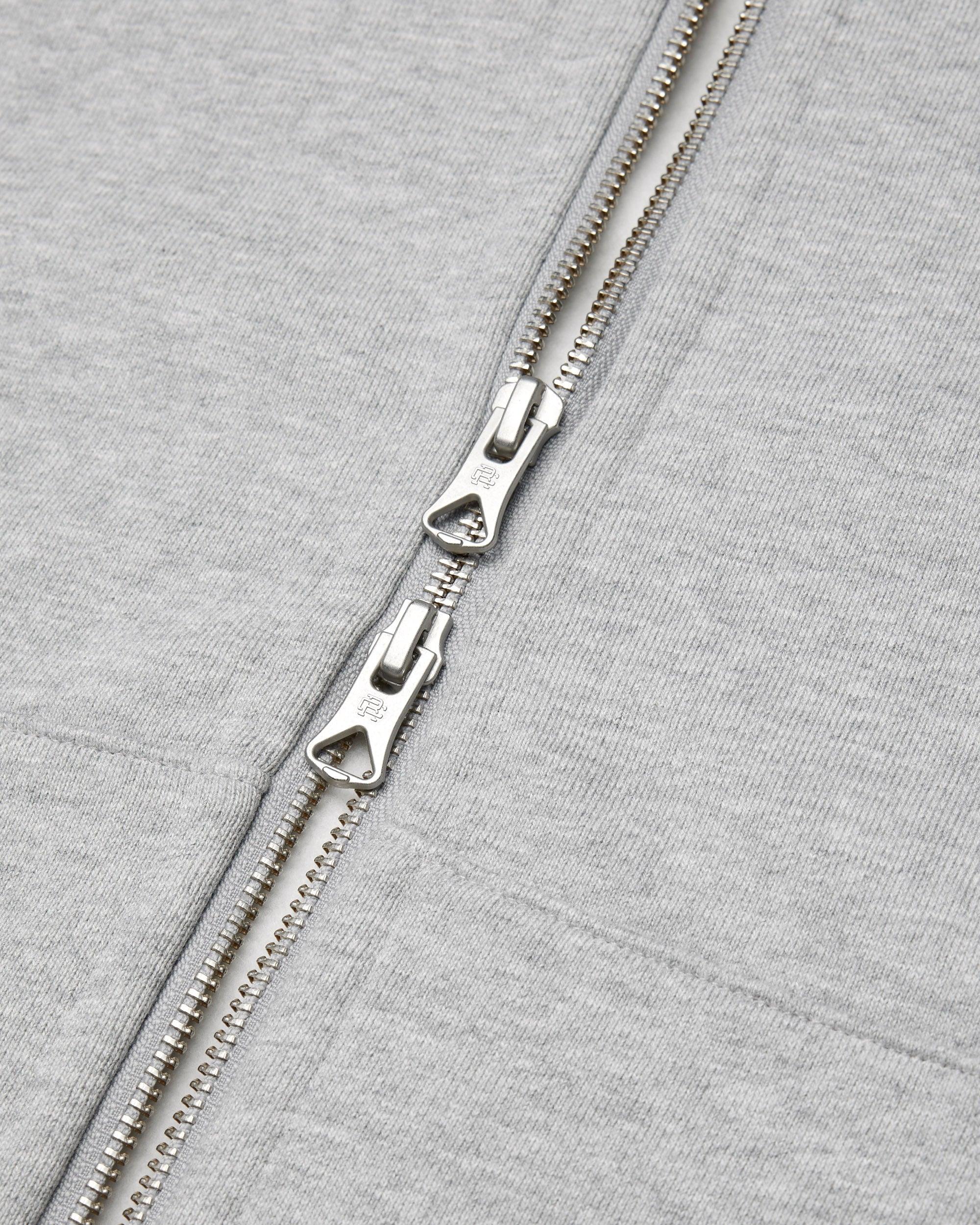 Brushed Fleece Standard Zip Hoodie Male Product Image