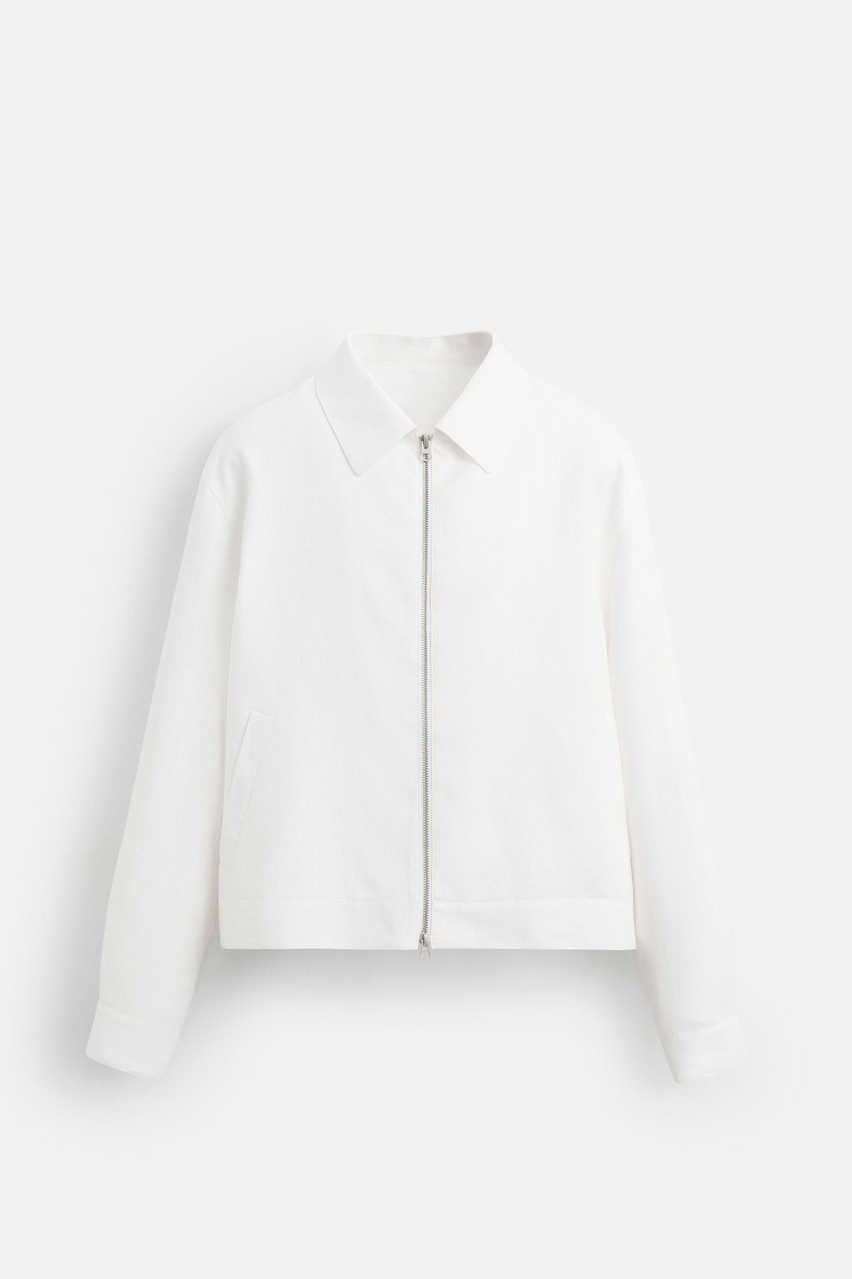100% LINEN JACKET Product Image