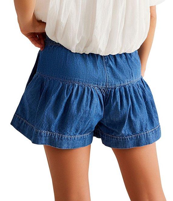 Free People Fleur Denim High Rise Denim Shorts Product Image