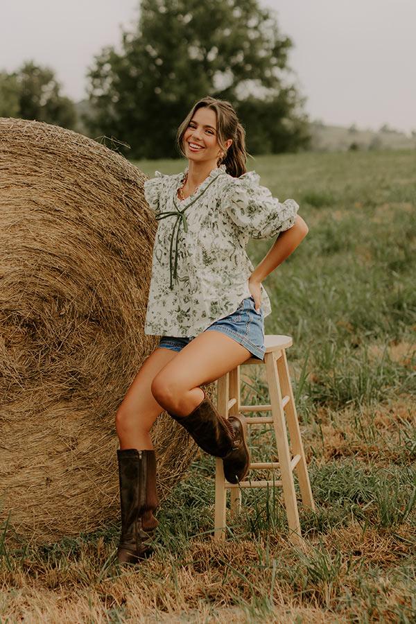 Charming Embrace Floral Top Product Image