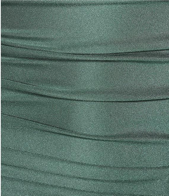 City Vibe One-Shoulder Ruched Ruffled Dress Product Image