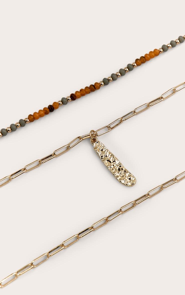 Multi Bead Multi Chain Necklace Product Image