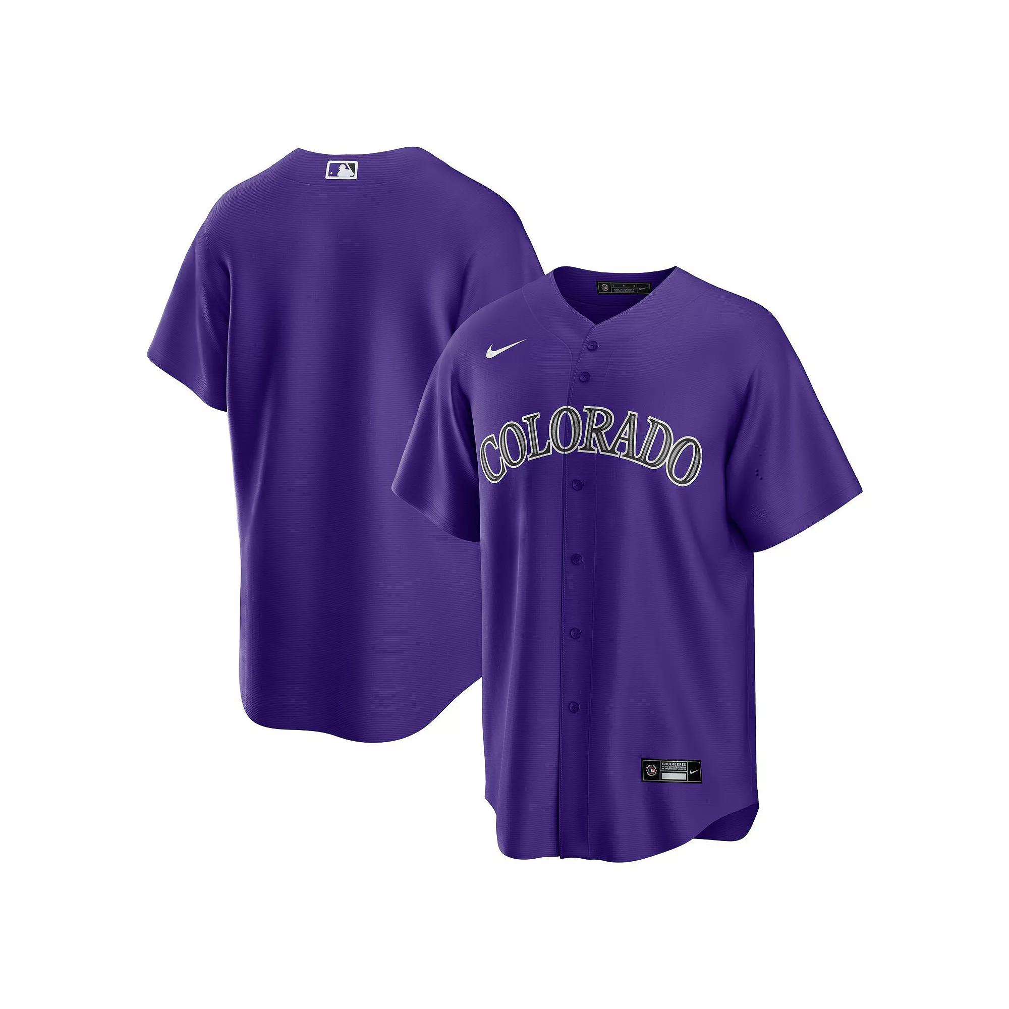 Men's Nike Kris Bryant Purple Colorado Rockies Alternate Replica Player Jersey,  Product Image