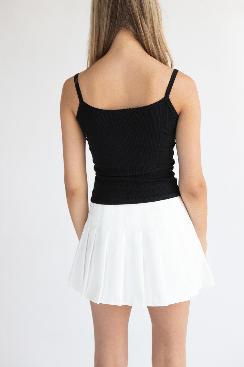 Scallop Edge Bow Tank Top Product Image