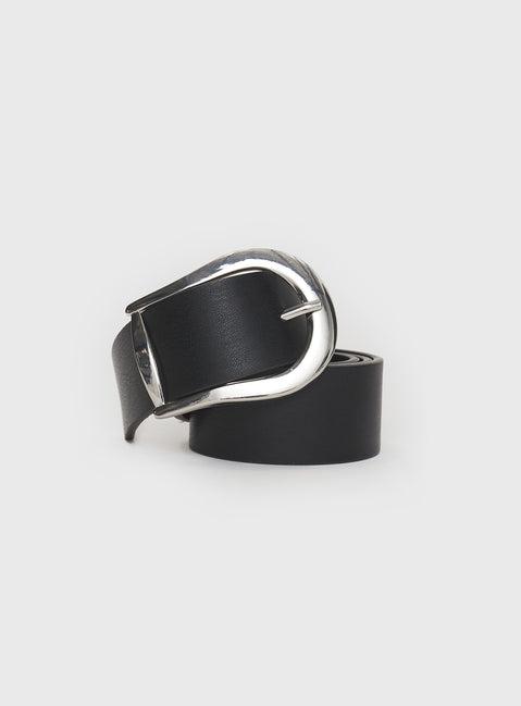 Breslin Belt Black / Silver Product Image