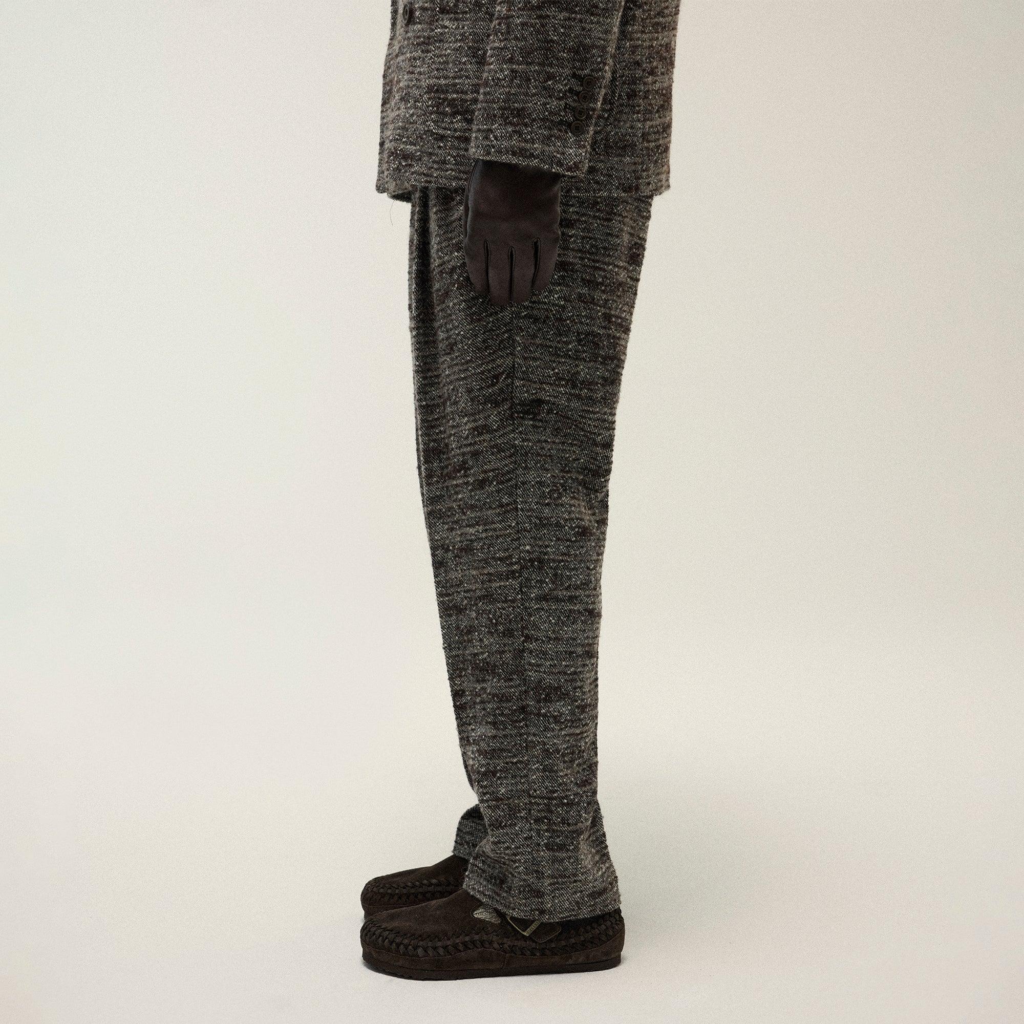 &Kin Tweed Kylan Pleated Trouser - Theory Male Product Image