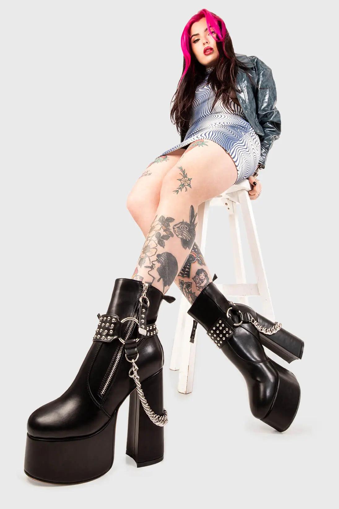 So What Platform Ankle Boots Product Image