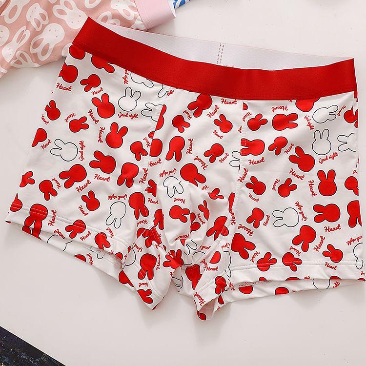 Cartoon Print Boxer Briefs / Set Product Image