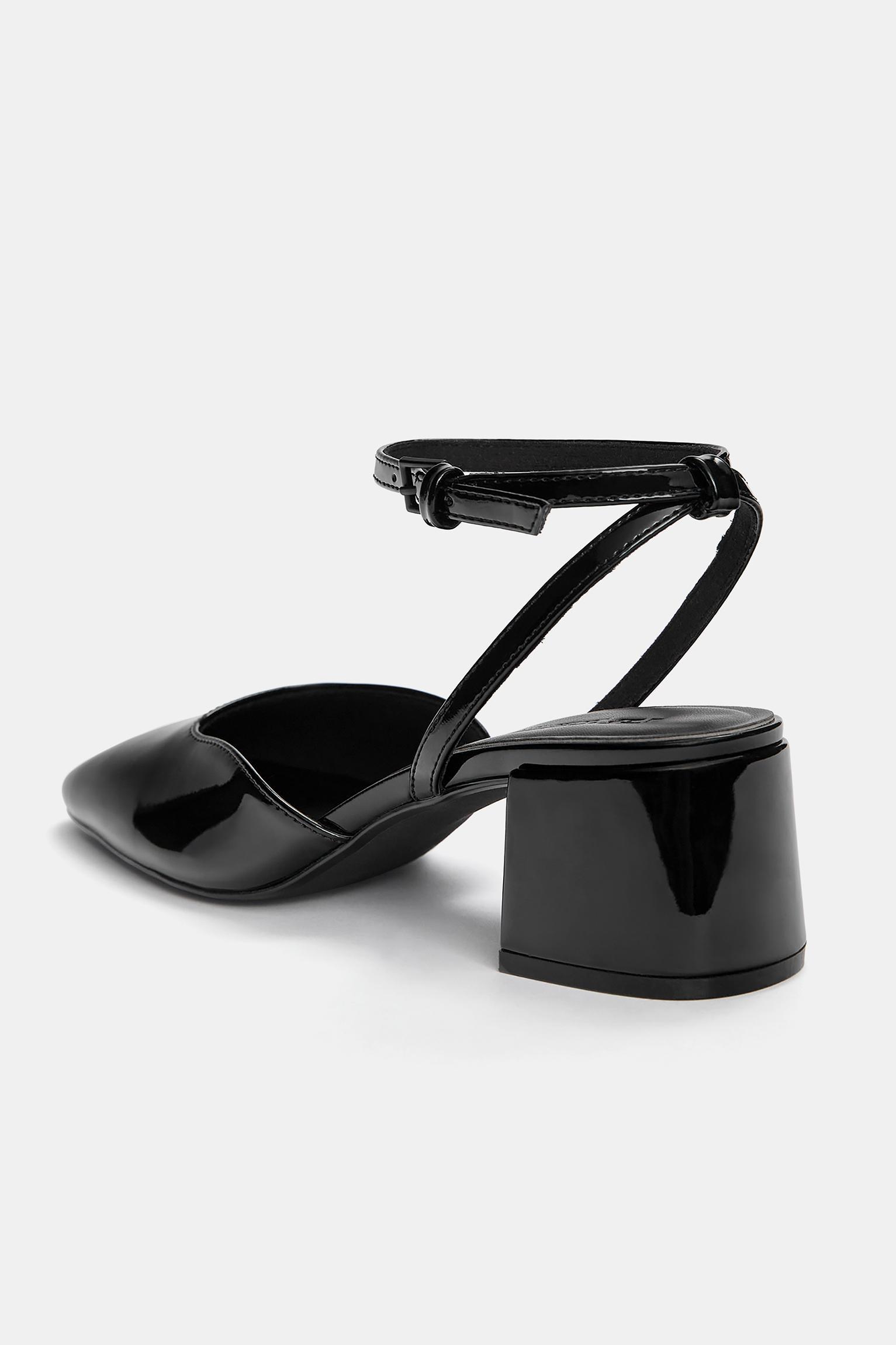 Faux patent leather high-heel shoes Product Image