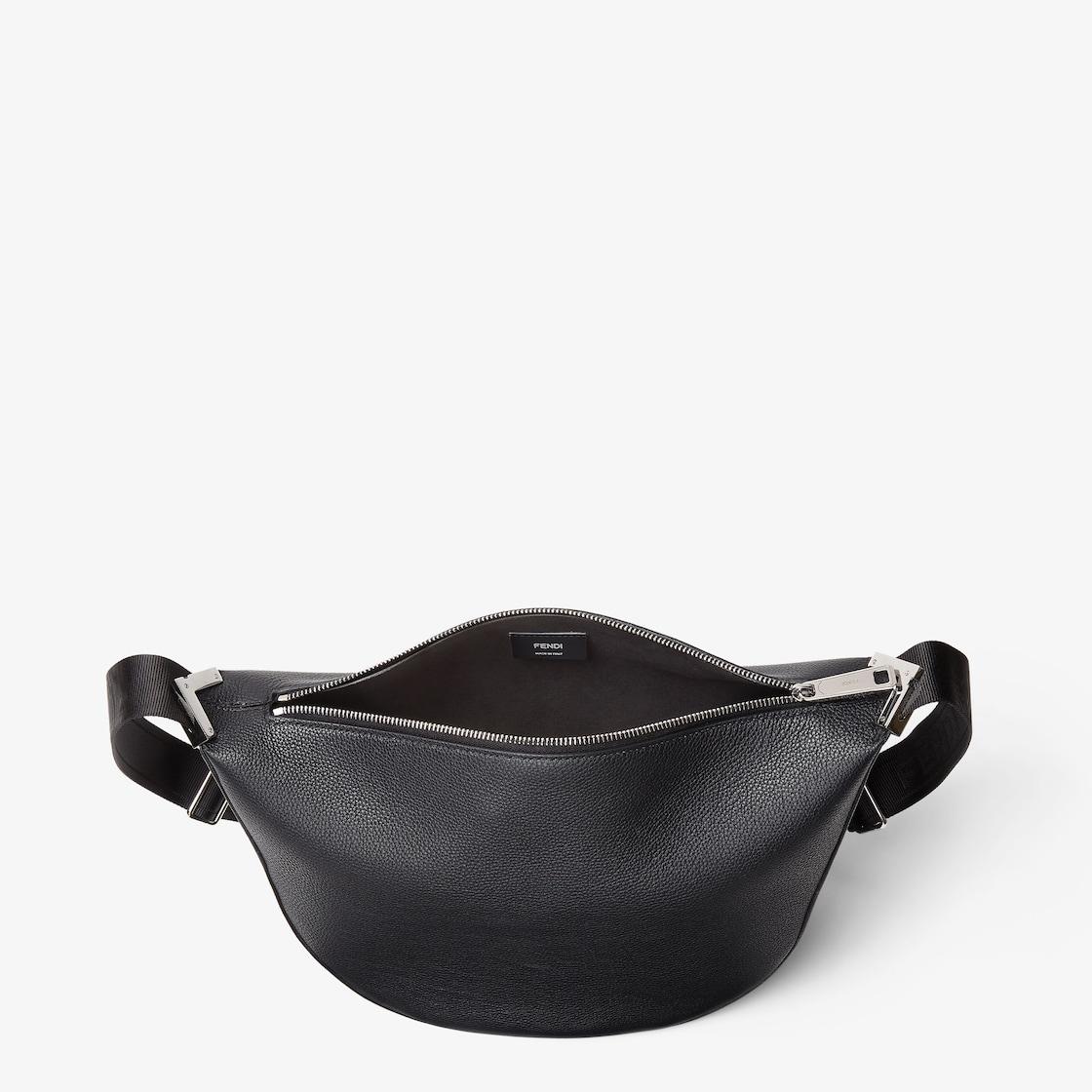 Medium FF Squared Fendi MelonBlack leather bag Product Image