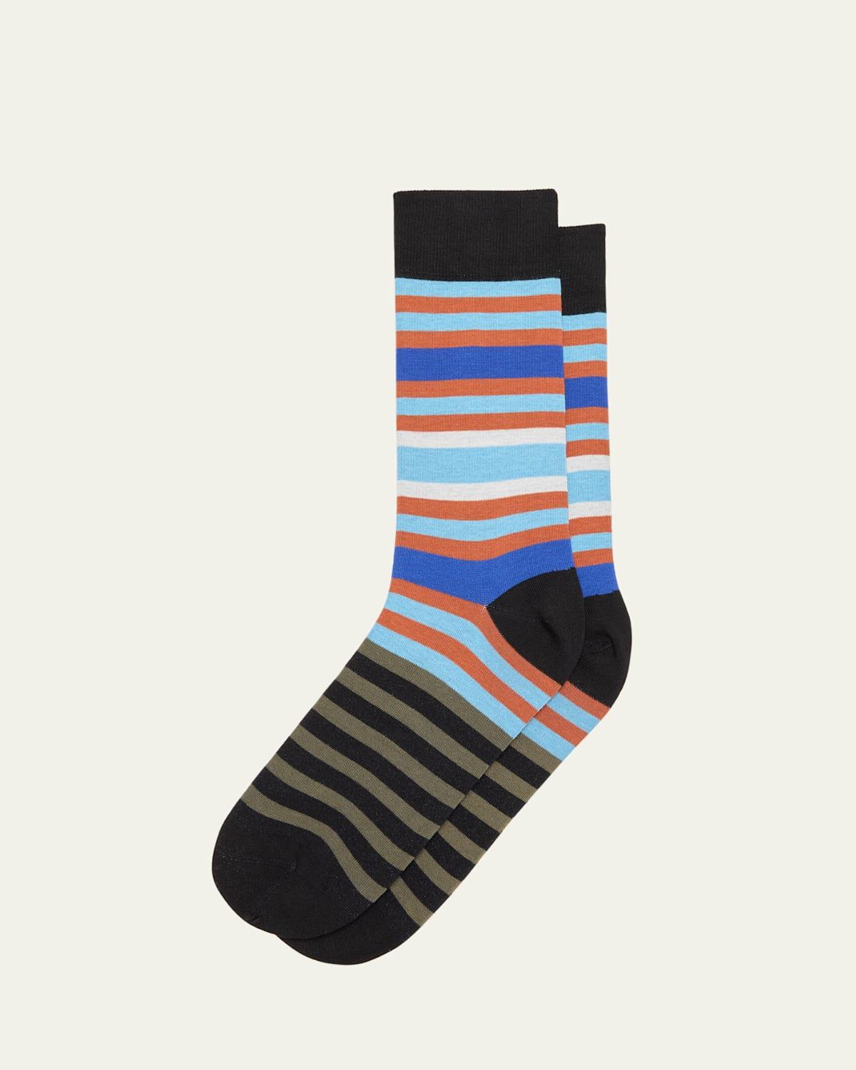 Men's George Stripe Crew Socks Product Image