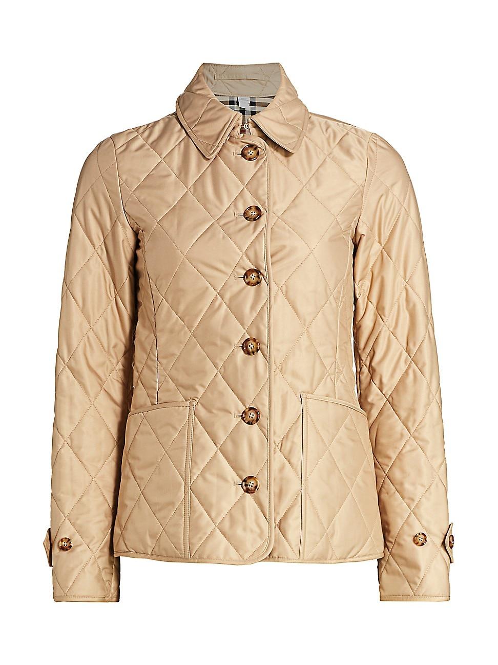Womens Fernleigh Quilted Logo Jacket Product Image