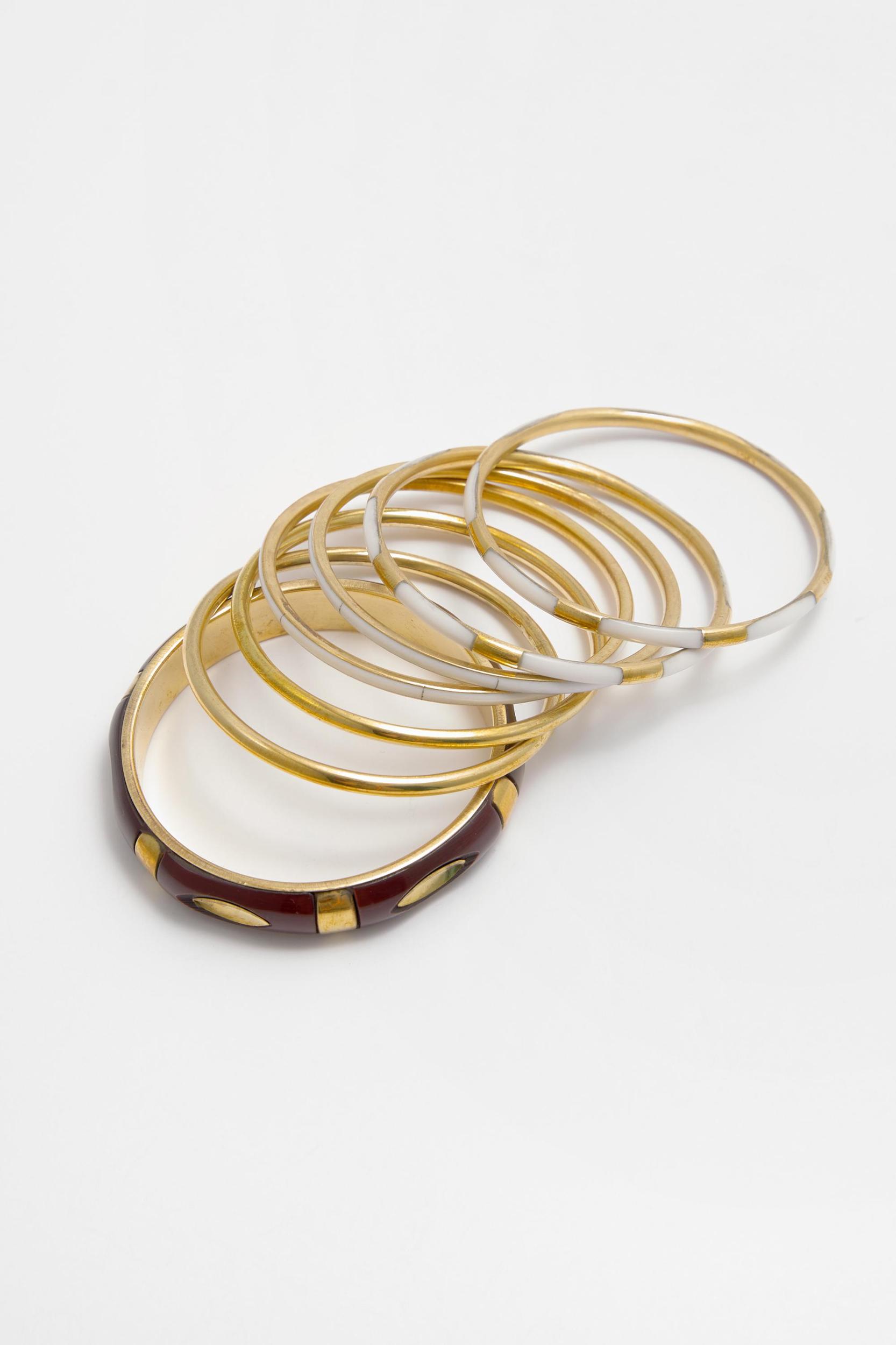 Pack of 7 enameled bracelets Product Image