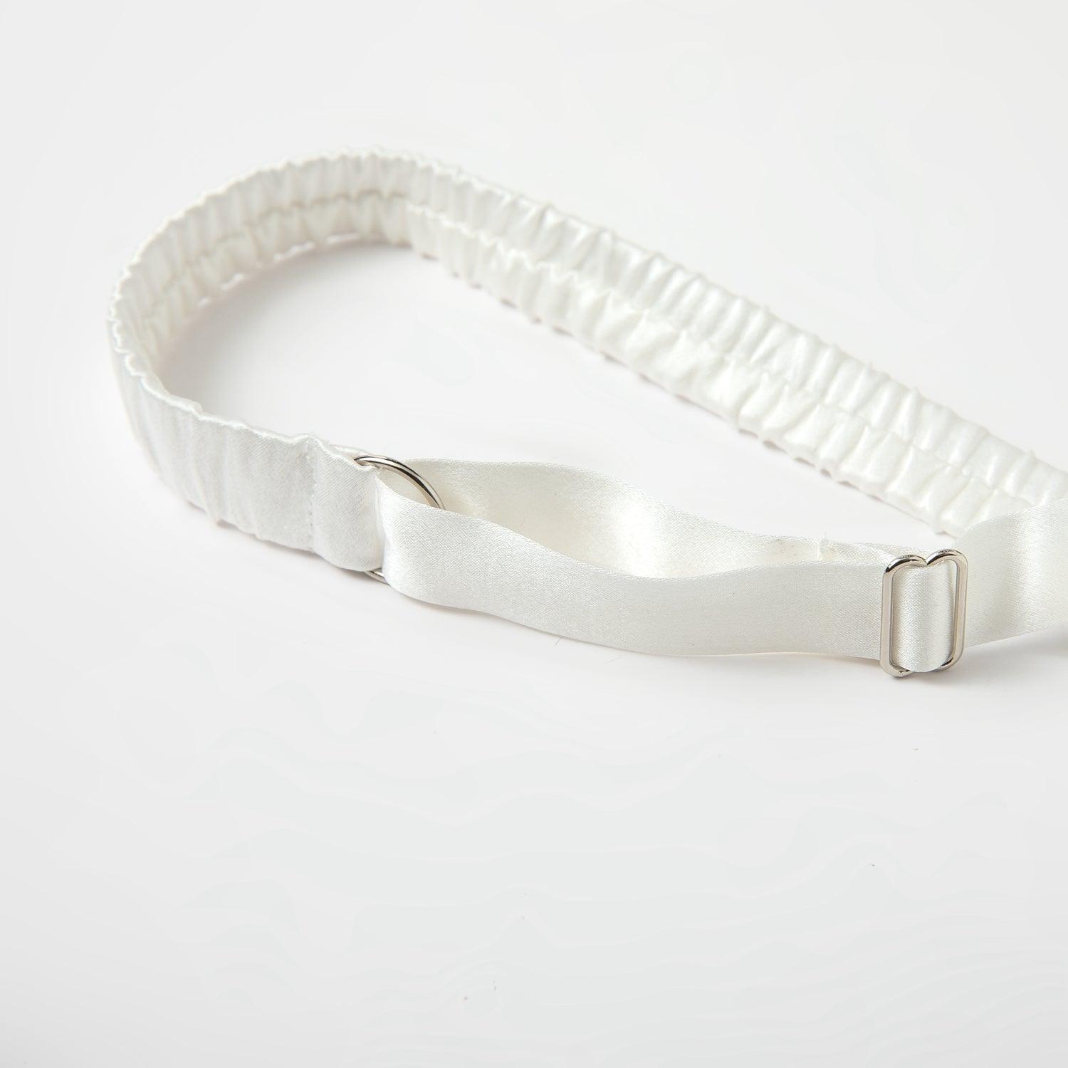 Pearl White | Handmade Pure Silk Bralettes | No Padding No Wire | 19 Momme Silk Charmeuse Product Image