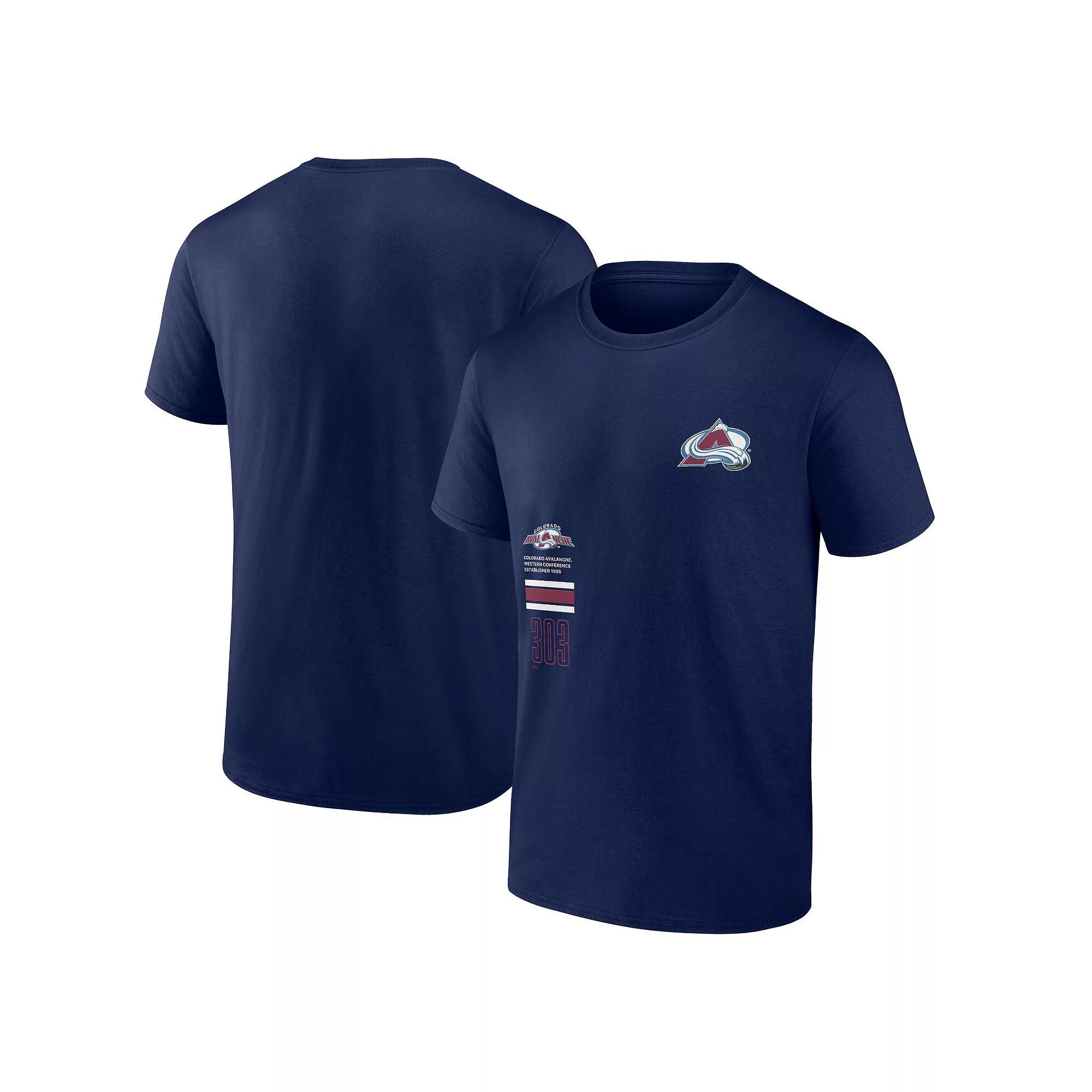 Men's Fanatics Navy Colorado Avalanche Represent T-Shirt,  Product Image