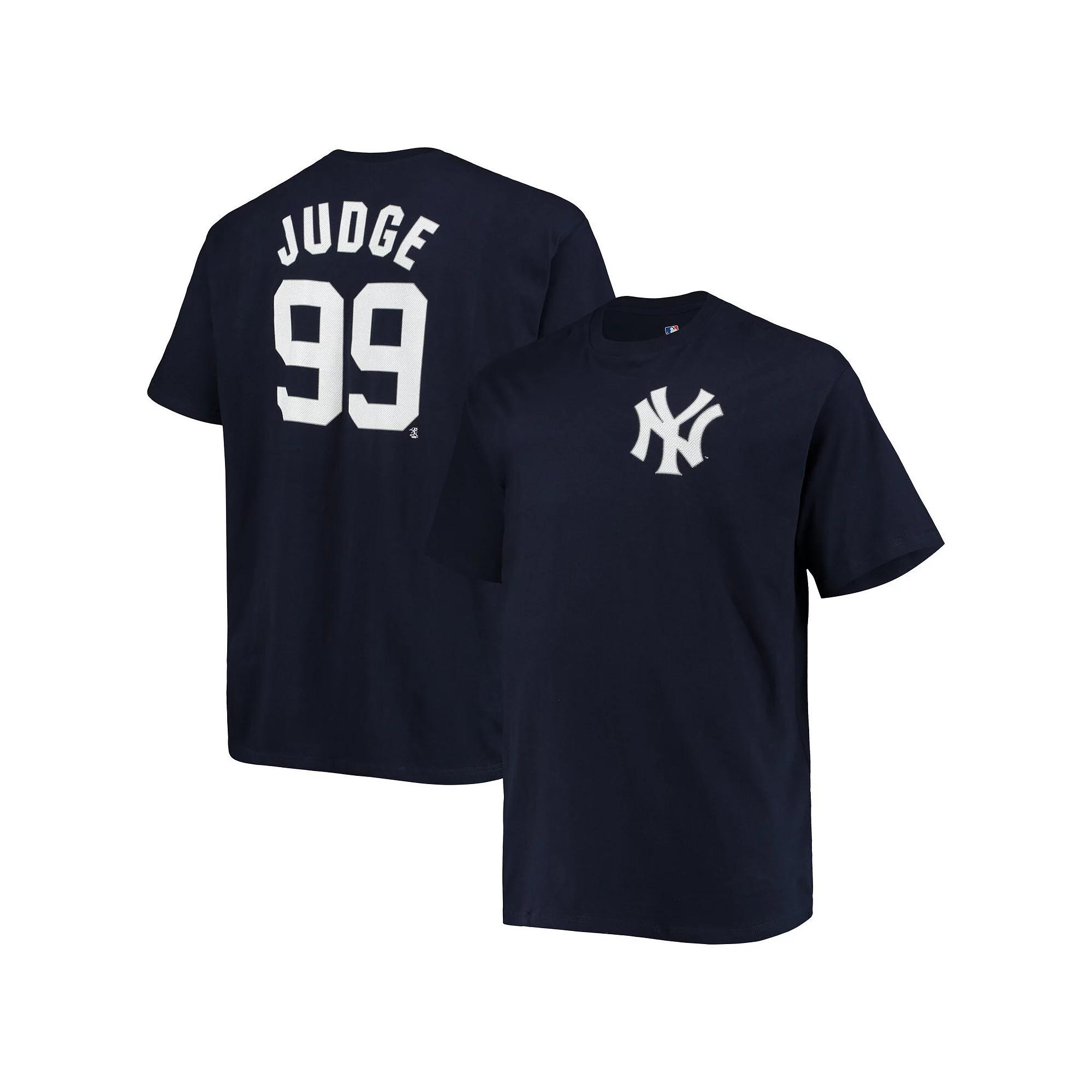 Men's Aaron Judge Navy New York Yankees Big & Tall Name & Number T-Shirt,  Product Image
