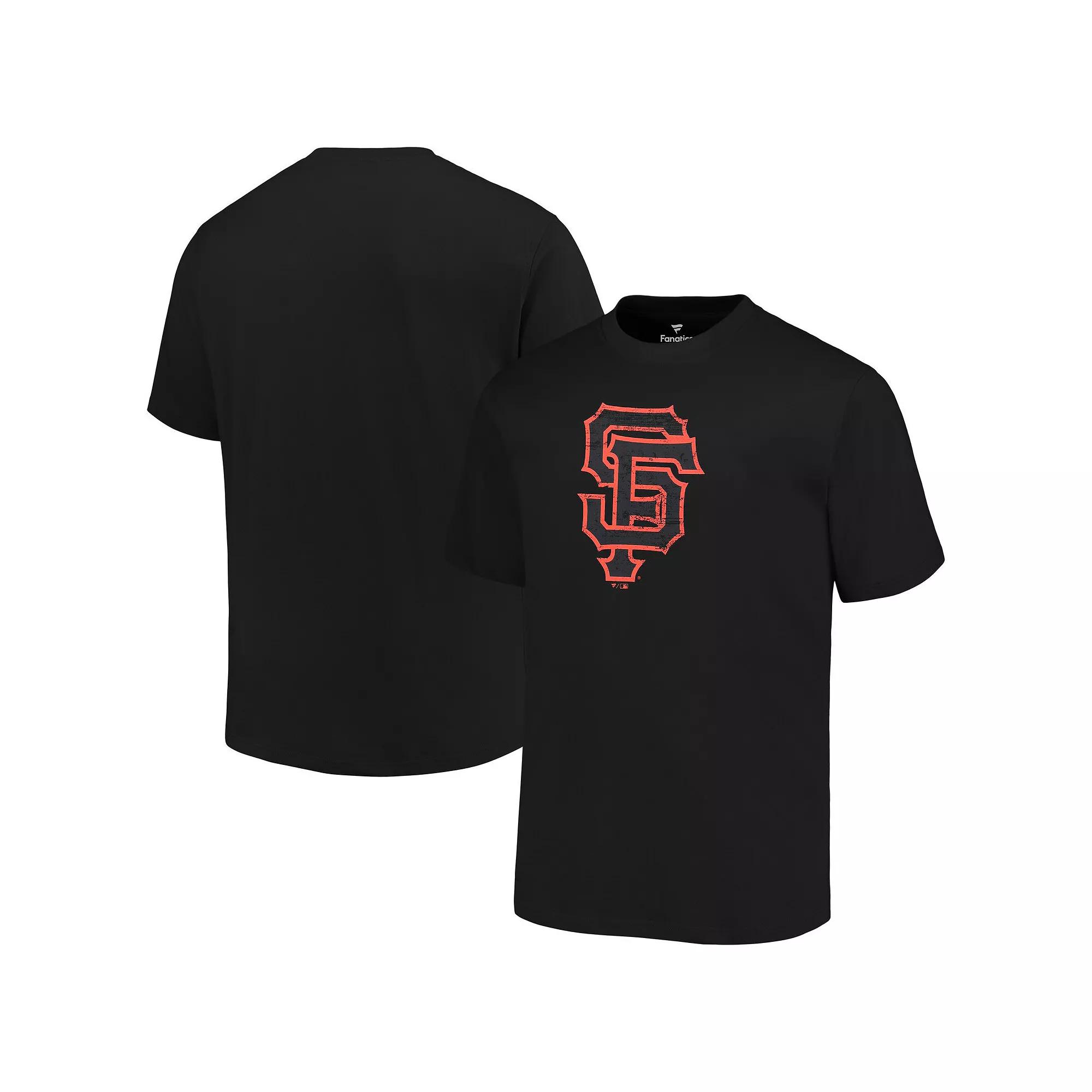 Men's Profile Black San Francisco Giants Big & Tall Primary Logo T-Shirt,  Product Image