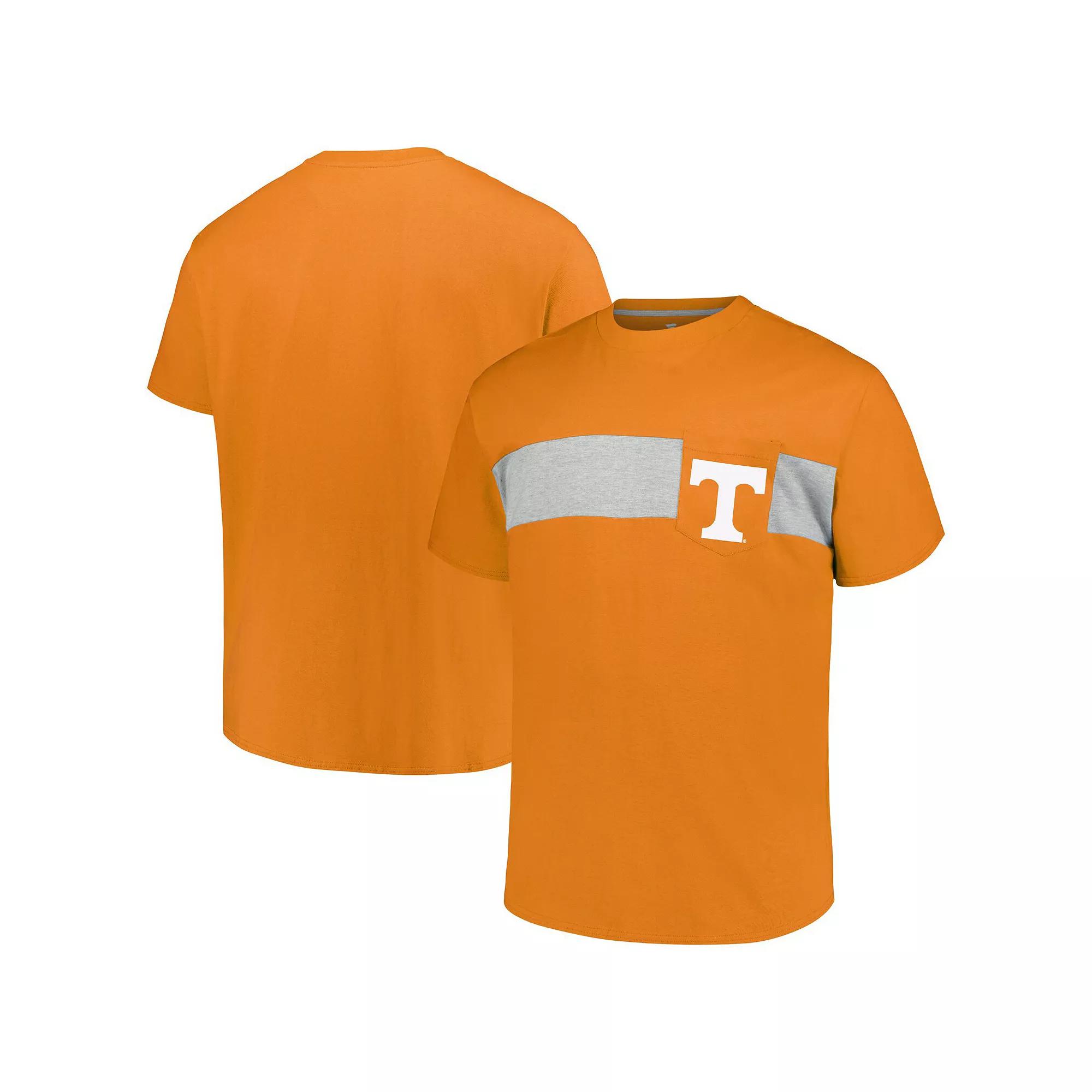 Men's Profile Tennessee Orange Tennessee Volunteers Big & Tall Color Stripe T-Shirt, Size: 2XB Product Image
