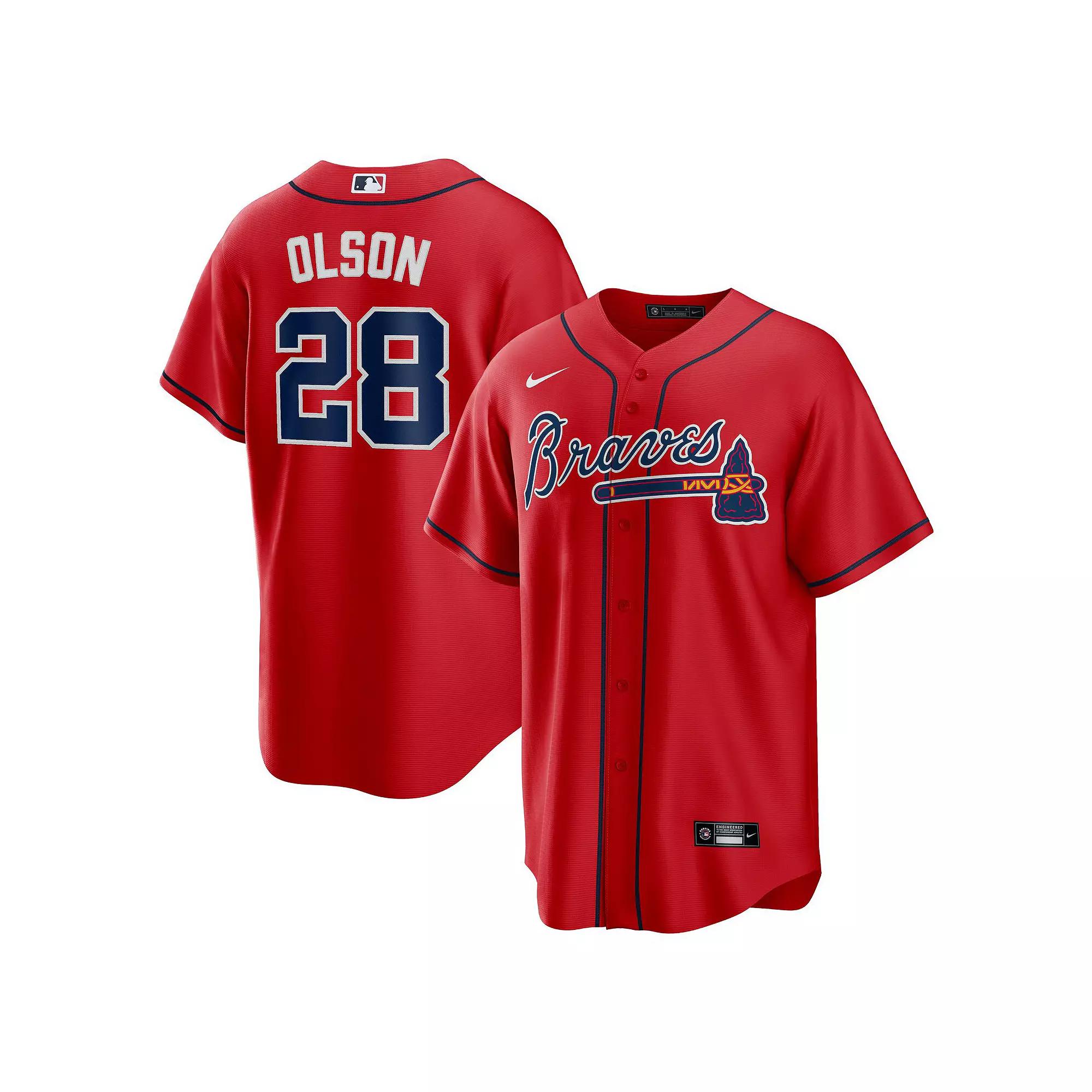 Nike Men's MLB Atlanta Braves (Matt Olson) Replica Baseball Jersey Product Image