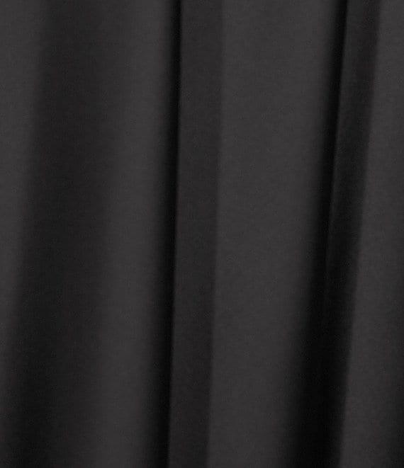 B. Darlin Halter Straight Neck Center Back Smocking Side Slit Dress Product Image