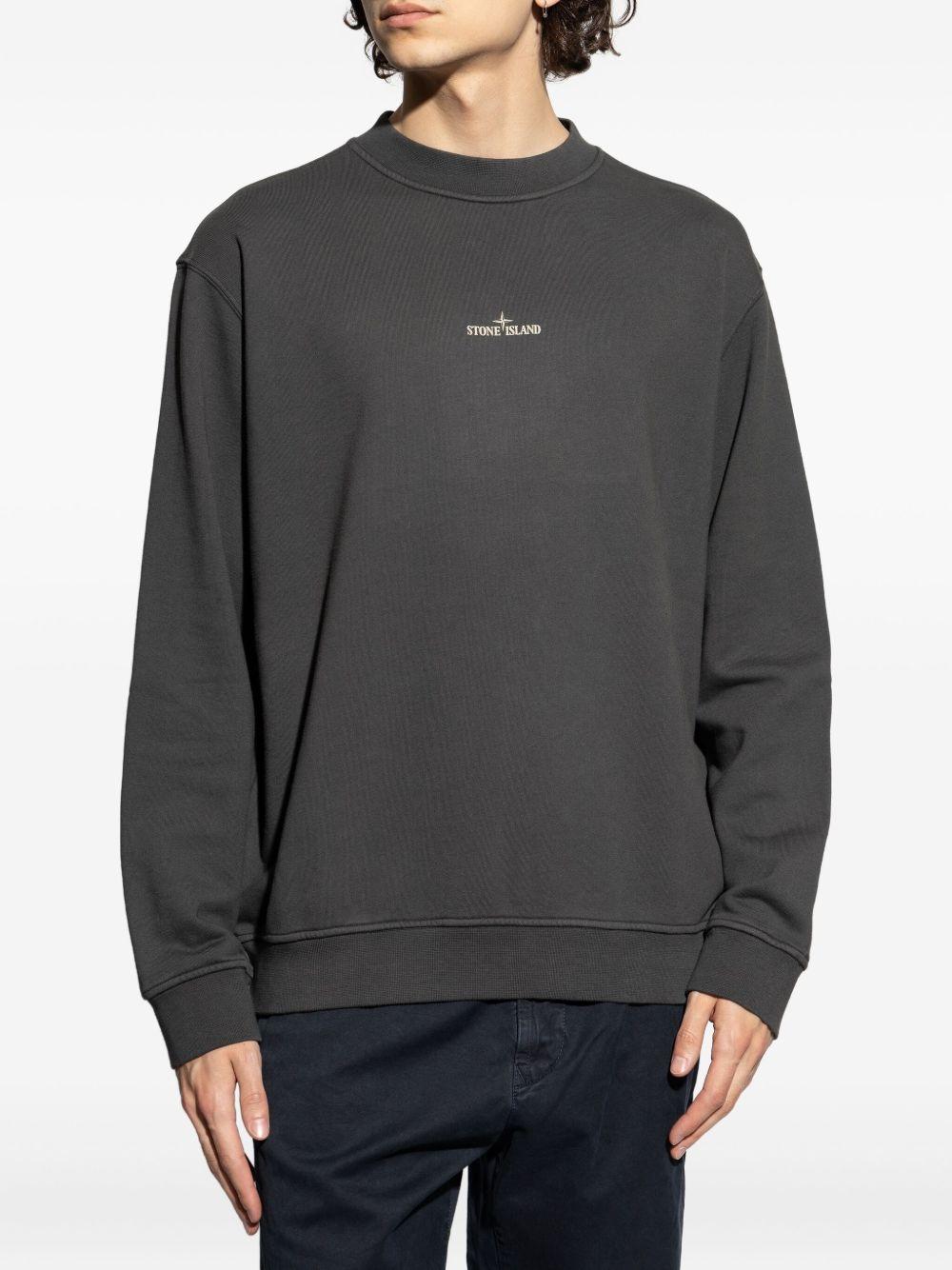 logo-embroidered crew-neck sweatshirt Product Image
