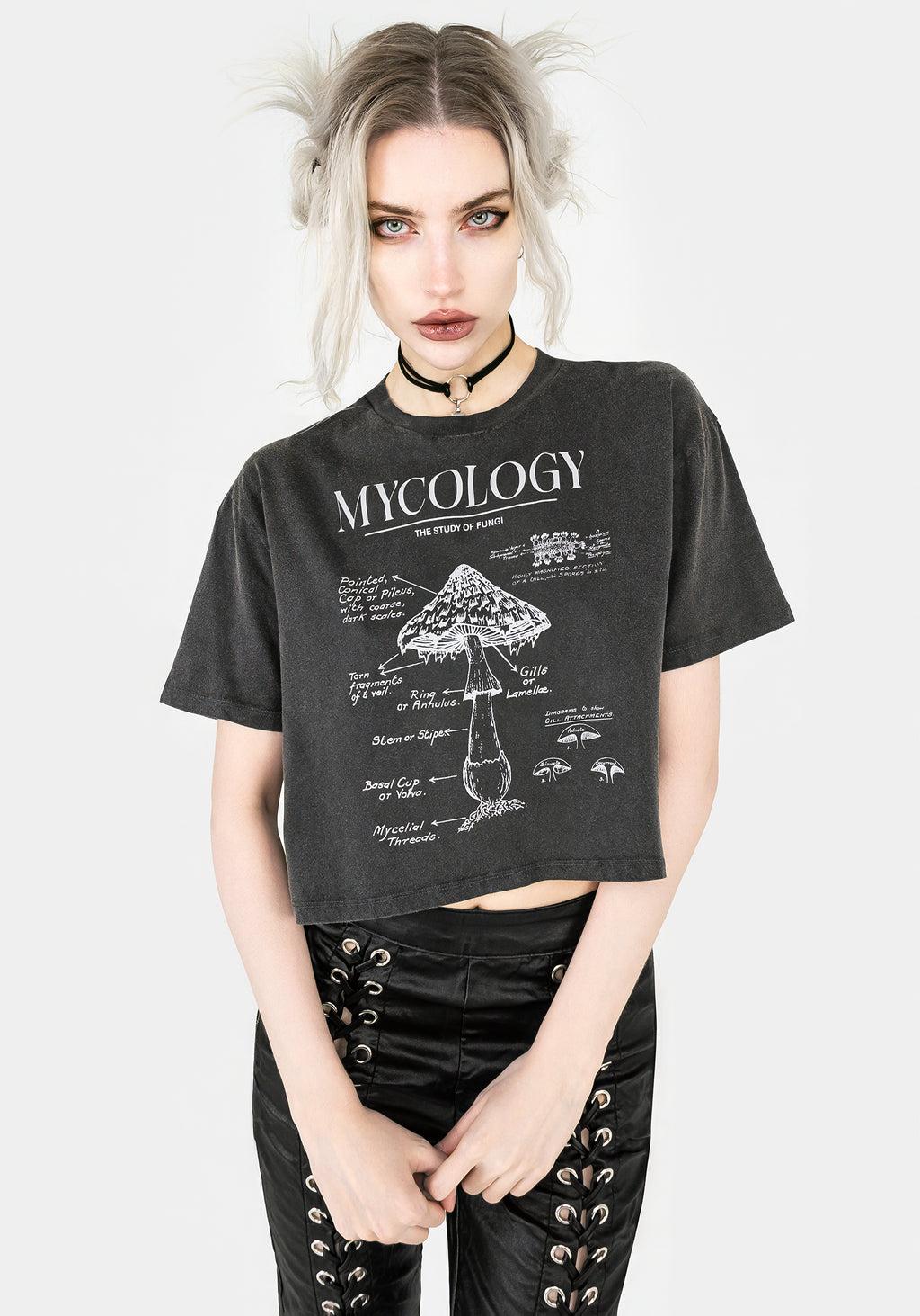 Mycology Boxy Crop T-shirt Product Image