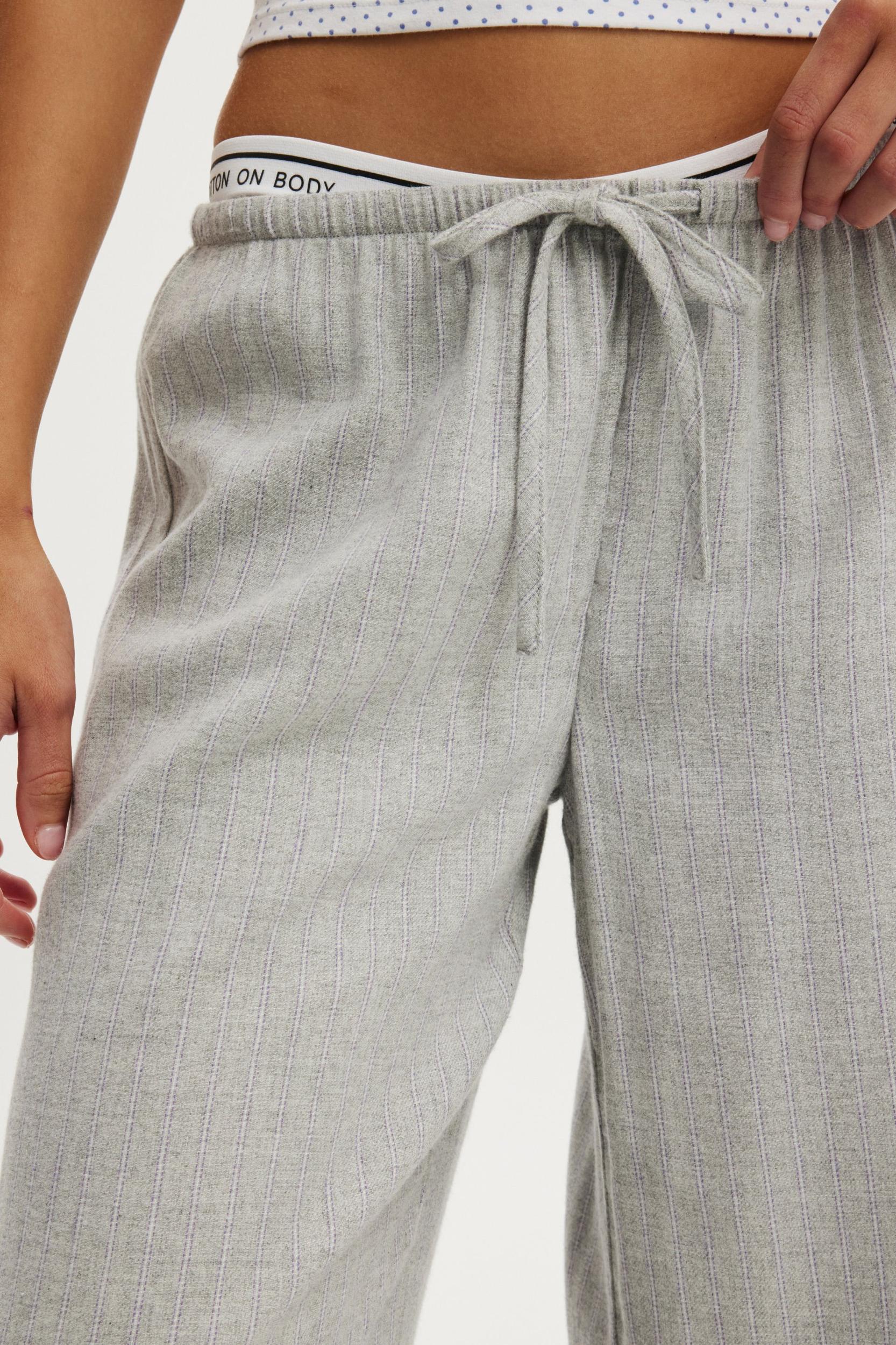 Cloud Soft Flannel Wide Leg Pant Product Image