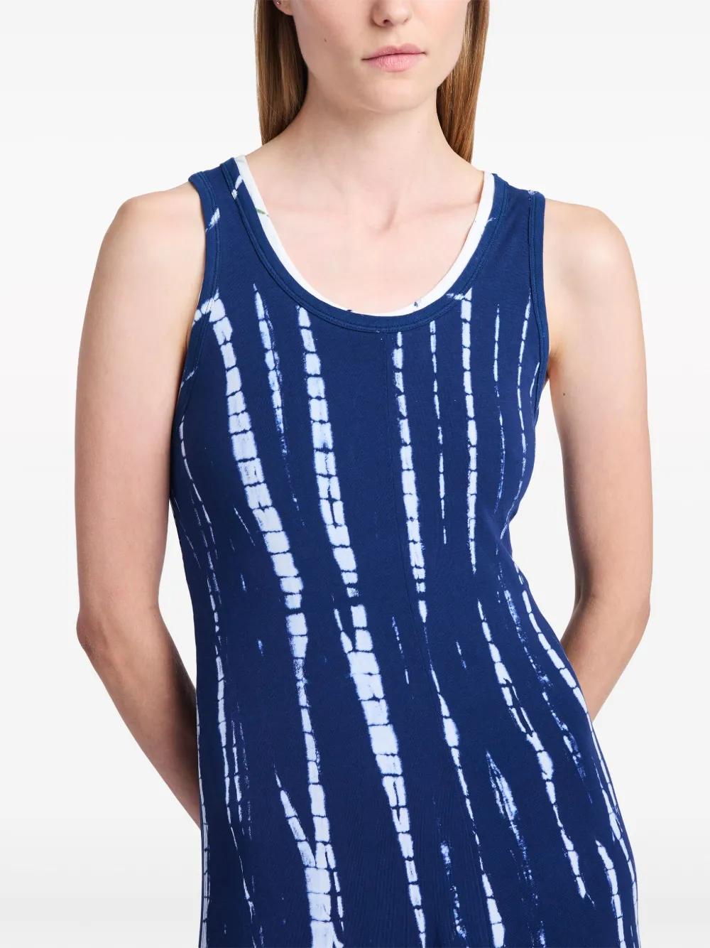 tie-dye print sleeveless dress Product Image
