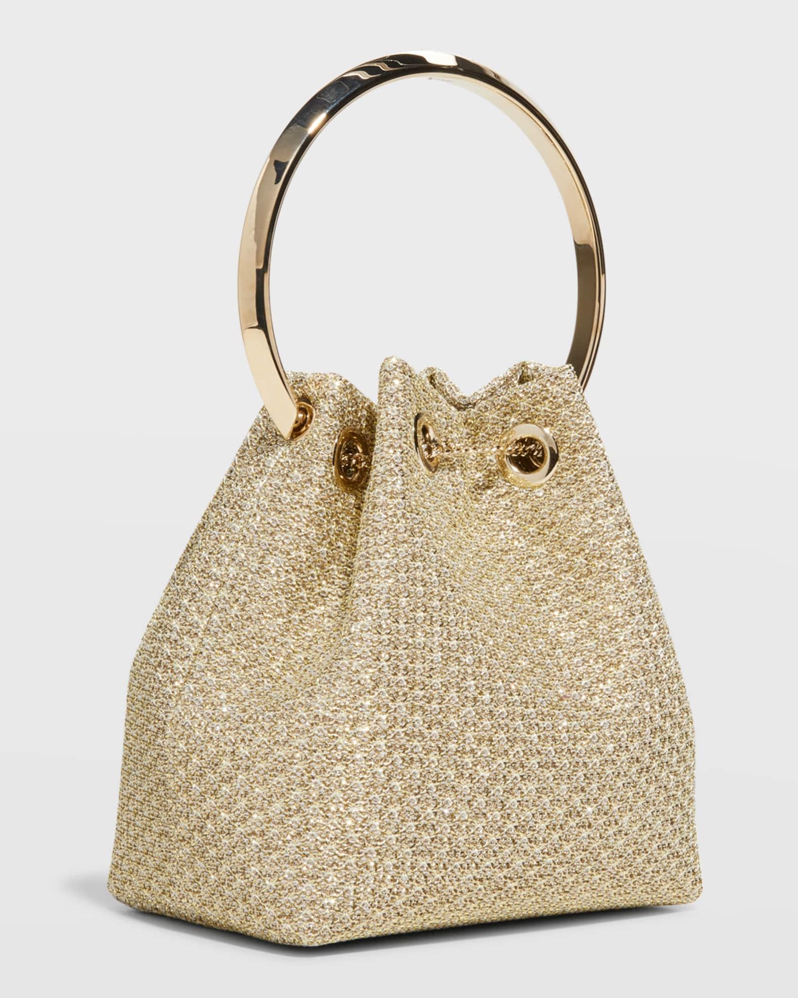 Bon Bon Metallic Top-Handle Bucket Bag Product Image