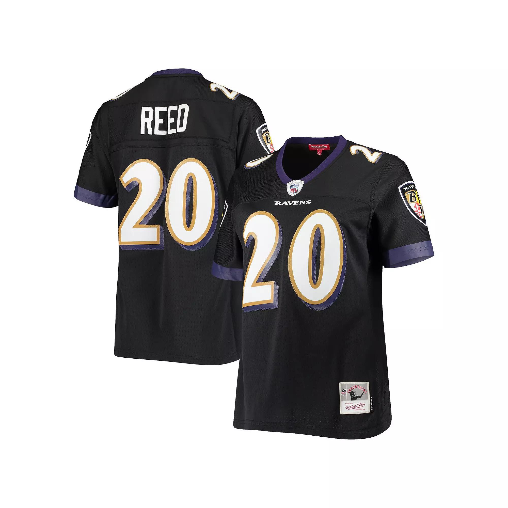 Women's Mitchell & Ness Ed Reed Black Baltimore Ravens Legacy Replica Team Jersey, Size: Small Product Image